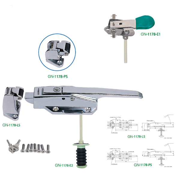 GN1178冷冻库门安全把手